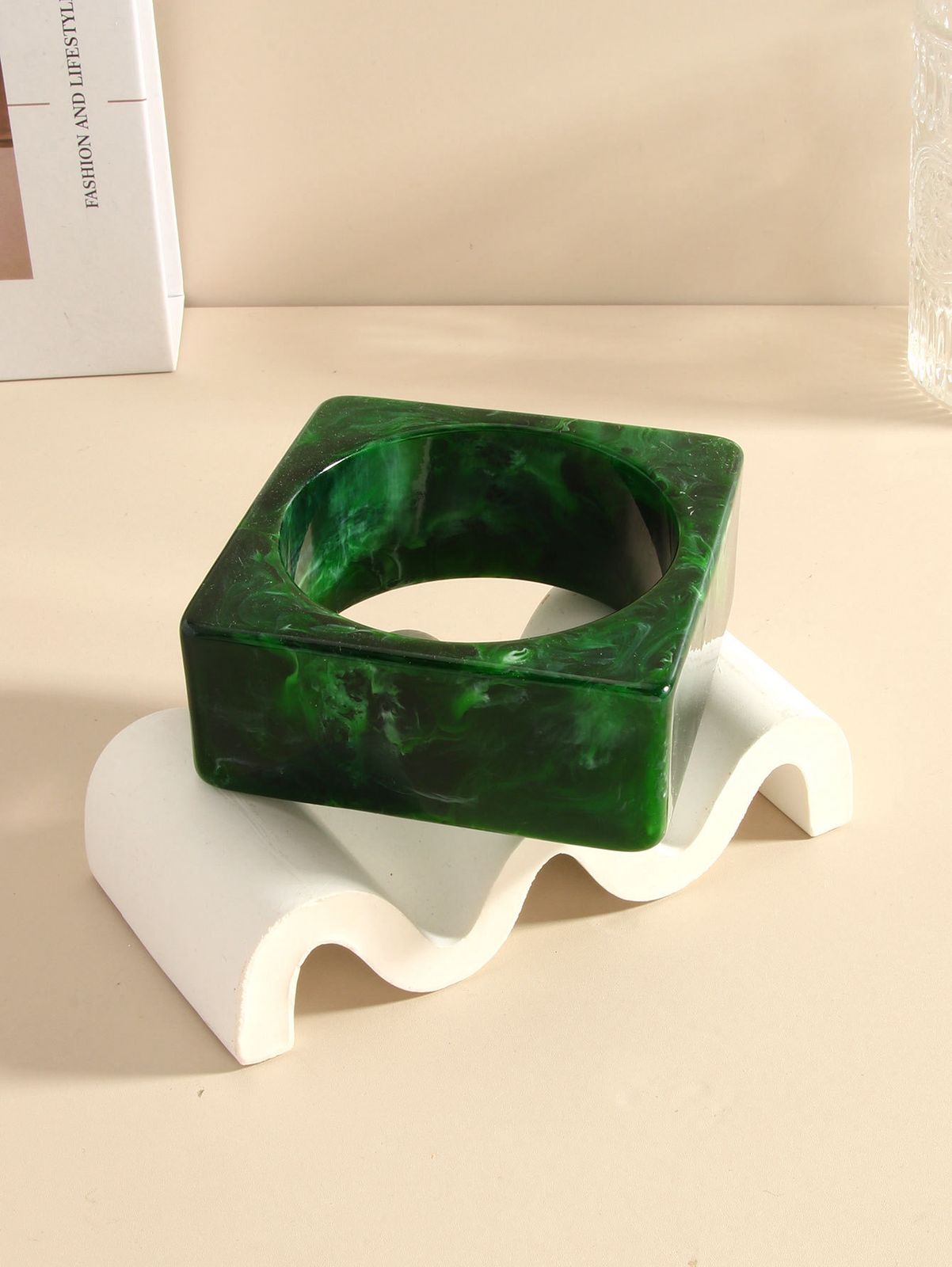 Marble Muse Resin Hand Stack