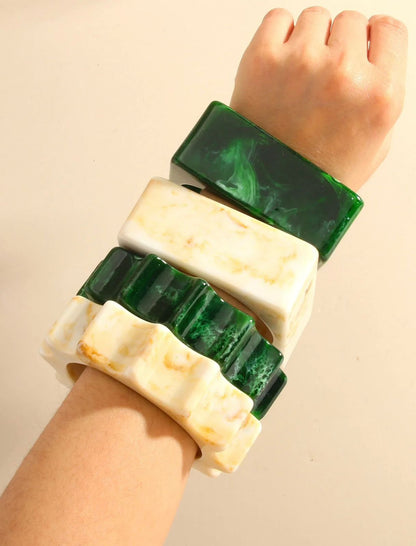 Marble Muse Resin Hand Stack