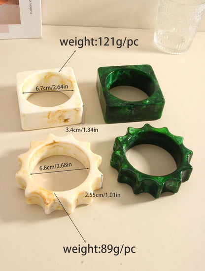 Marble Muse Resin Hand Stack