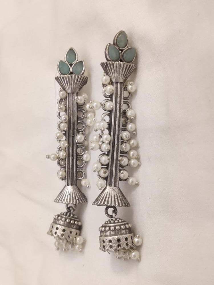 Naaz Jhumki Trail Earrings